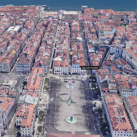 Mbird Rossio Square Belvedere 3br 公寓